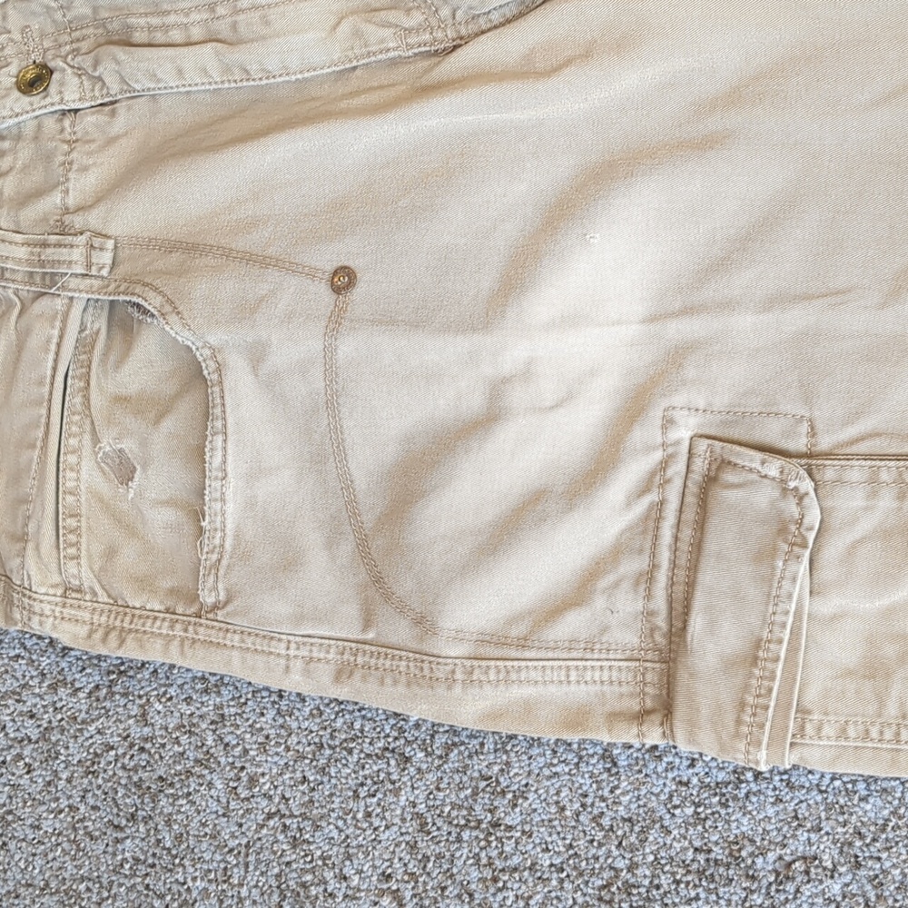 Roca Wear men's beige size 36 cargo pants - Picture 8 of 16